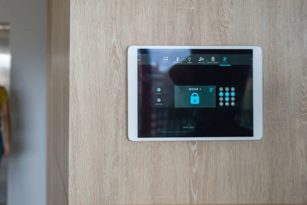 touchscreen alarm system locked